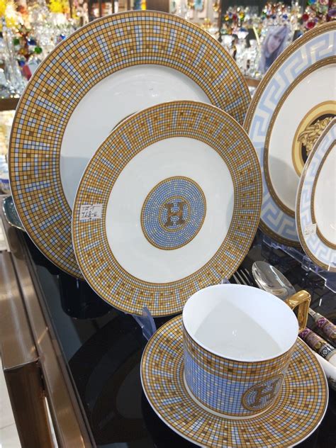 piatto hermes|Hermes dinnerware sets.